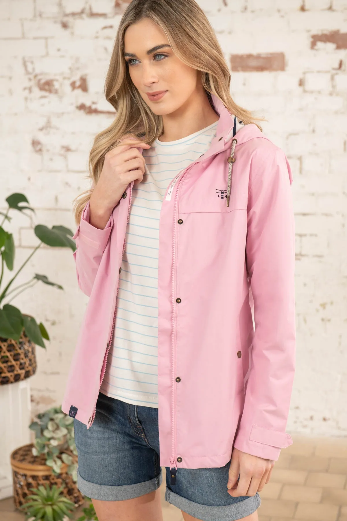 Lighthouse Waterproof Beachcomber Jacket Pink Lady