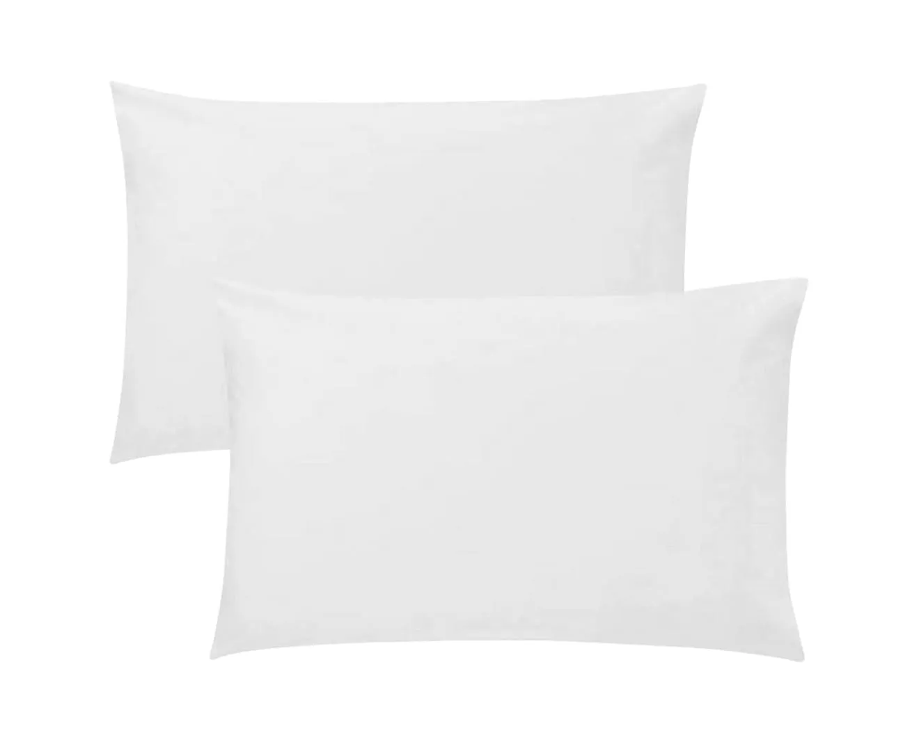 Living Textiles- 2 Pack Jersey Pillowcases- White