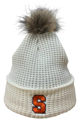 LOGOFIT Women's Syracuse Fleece Lined Waffle Knit Hat