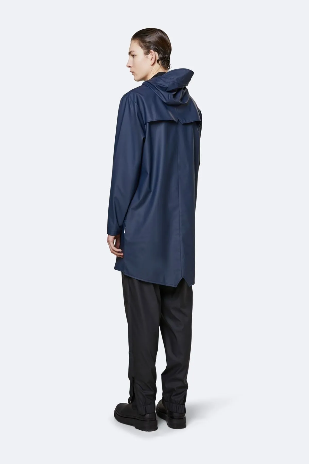 Long Jacket Navy Rains