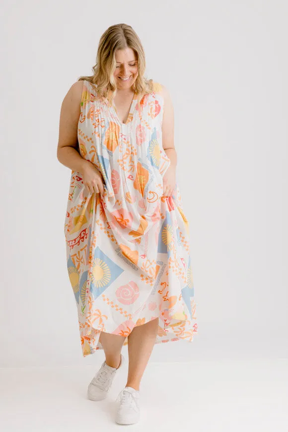 Luna Dress - Amalfi Print