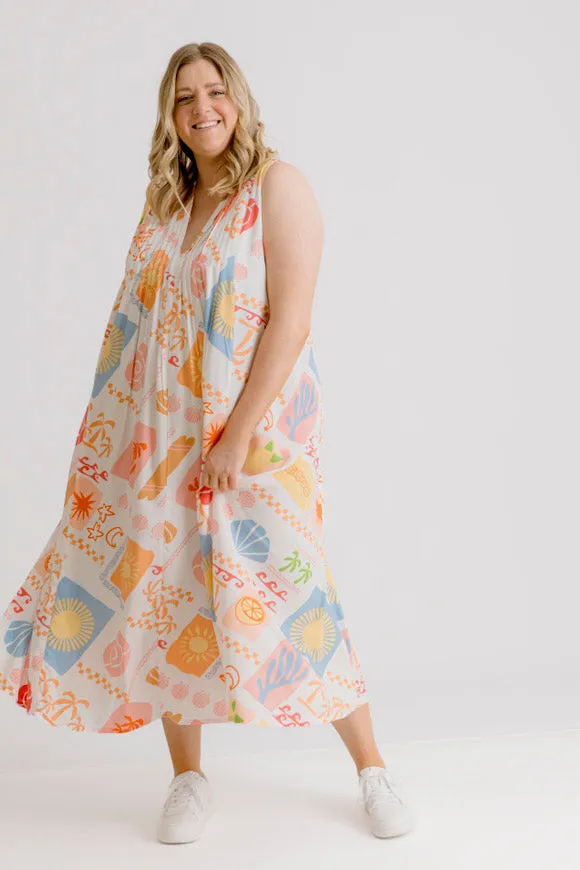 Luna Dress - Amalfi Print