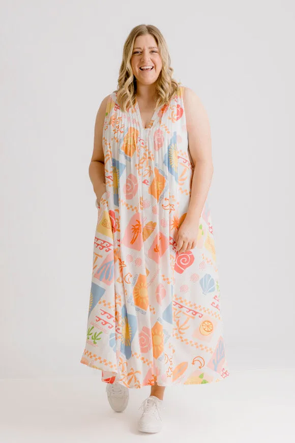 Luna Dress - Amalfi Print