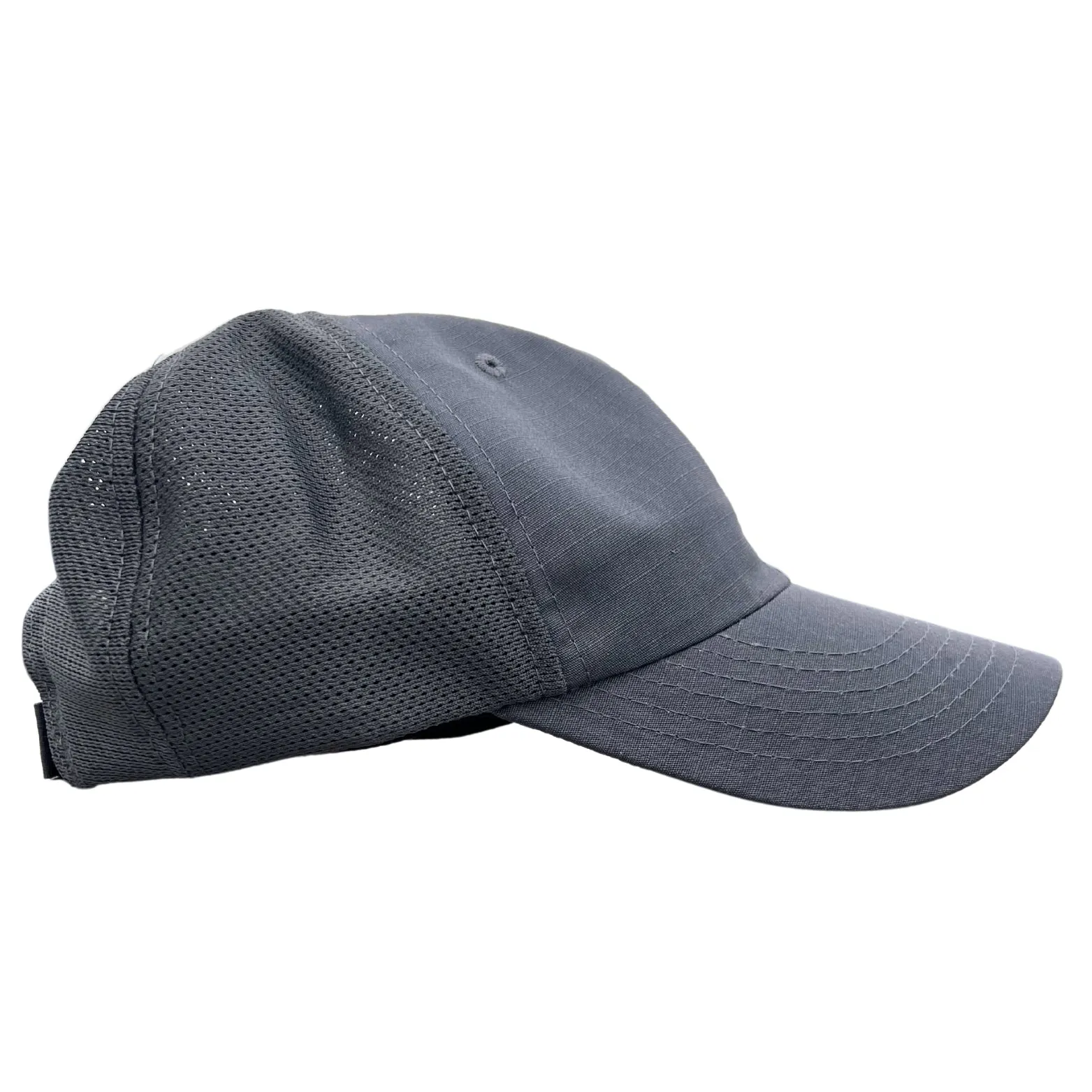 Made In USA Blank Charcoal Mesh Back Range Hat