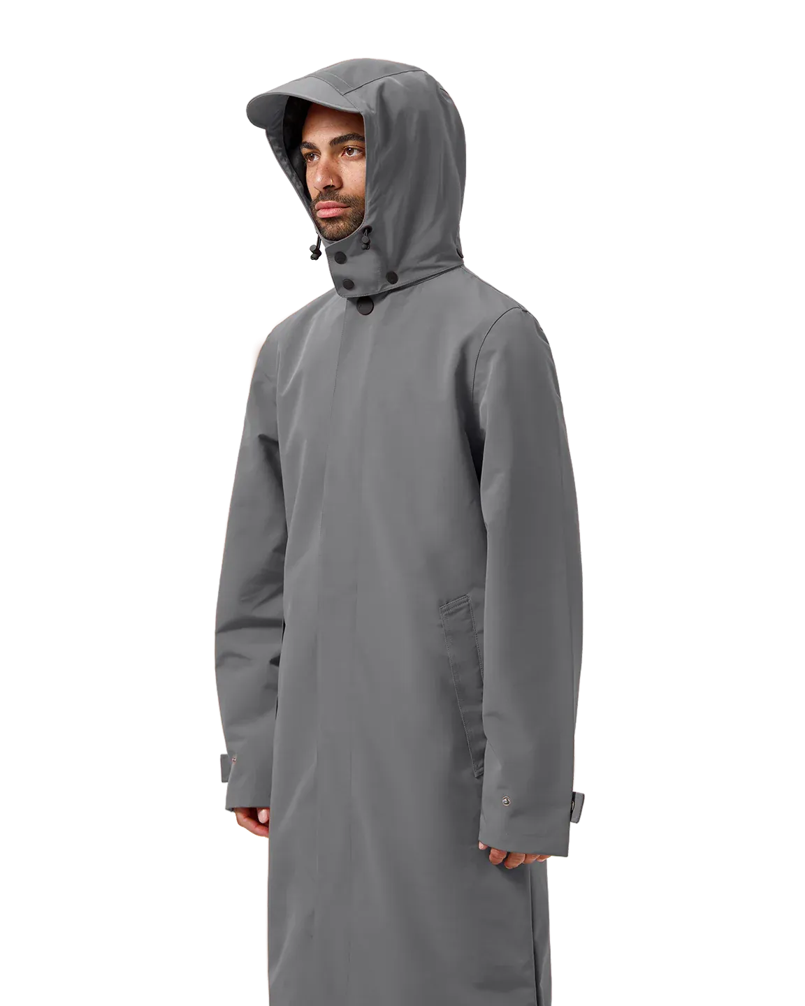 MAIUM Mac raincoat rock grey unisex