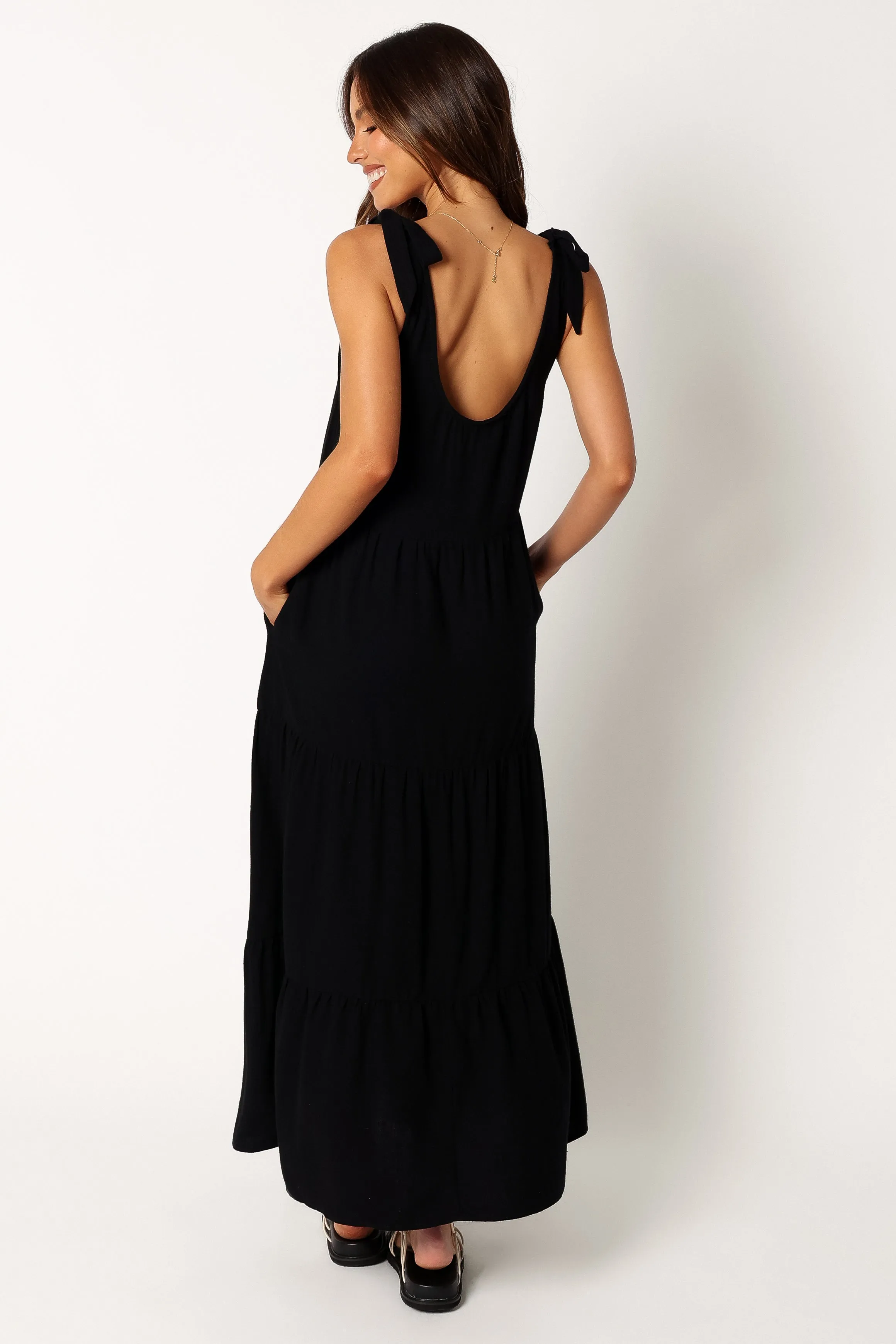 Marcy Midi Dress - Black