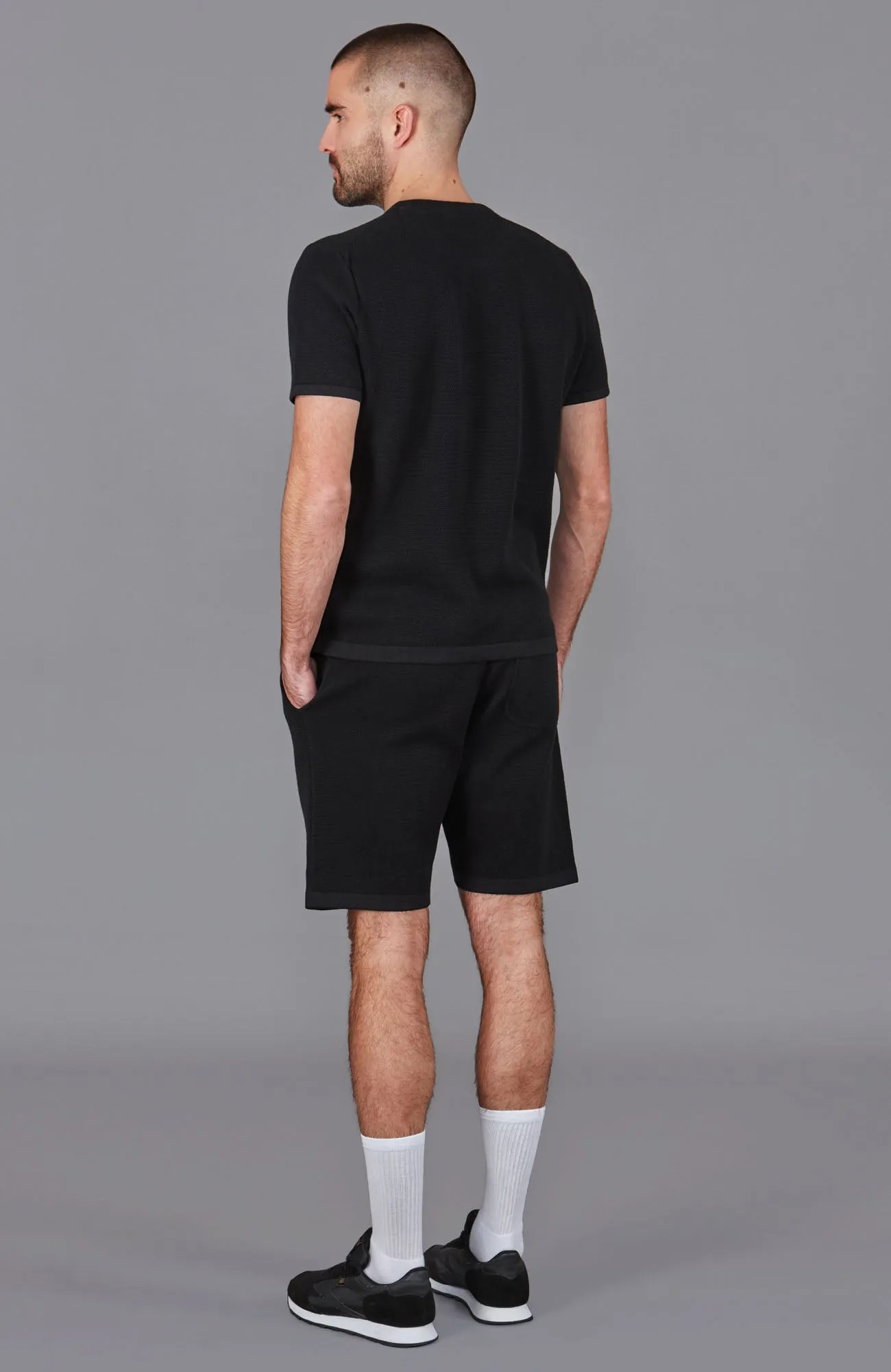 Mens Heavyweight Cotton Textured Shorts