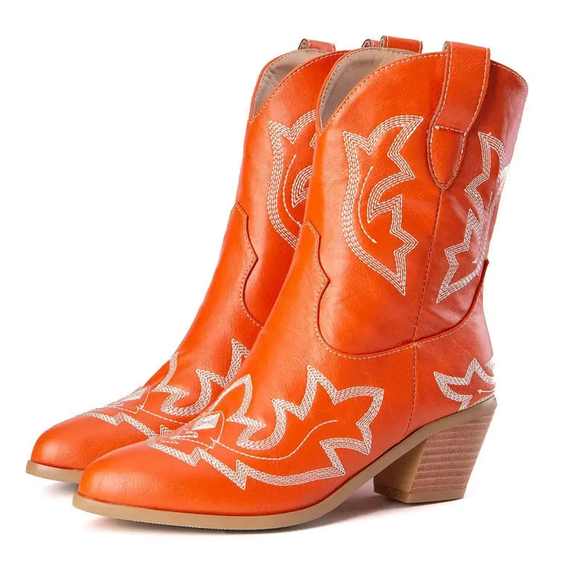 Merendy Ranen Floral Sunshine embroidered Ankle Boots