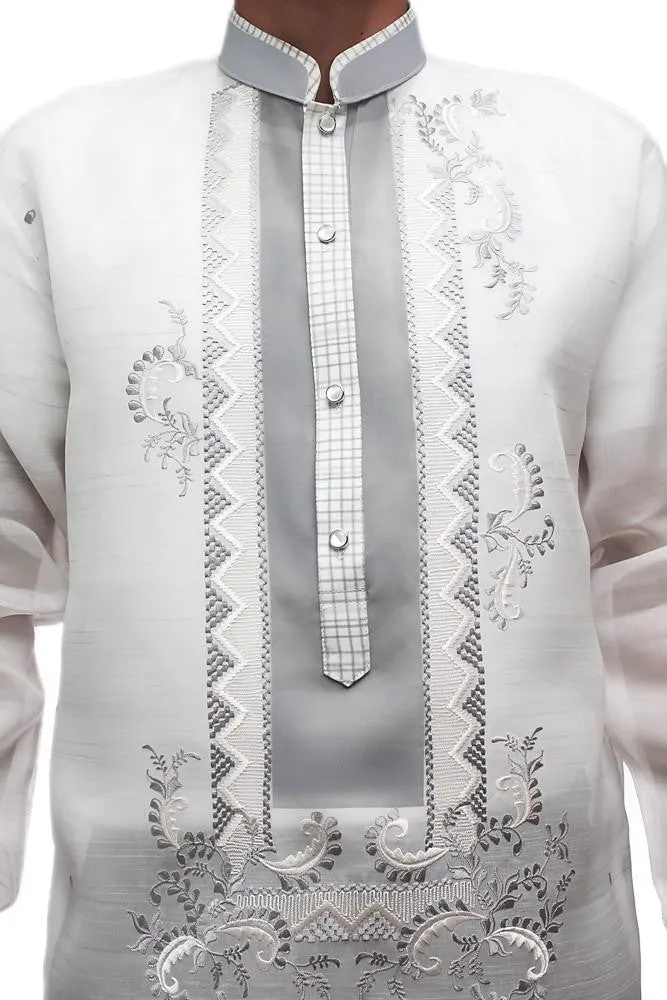 MJ10 - Jusi Pina Barong Tagalog Double-Collar