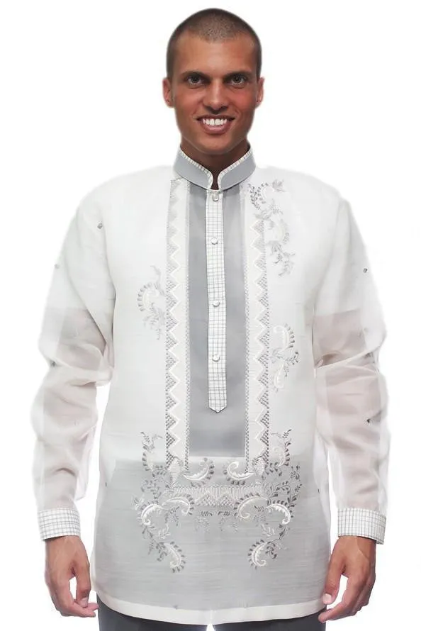 MJ10 - Jusi Pina Barong Tagalog Double-Collar