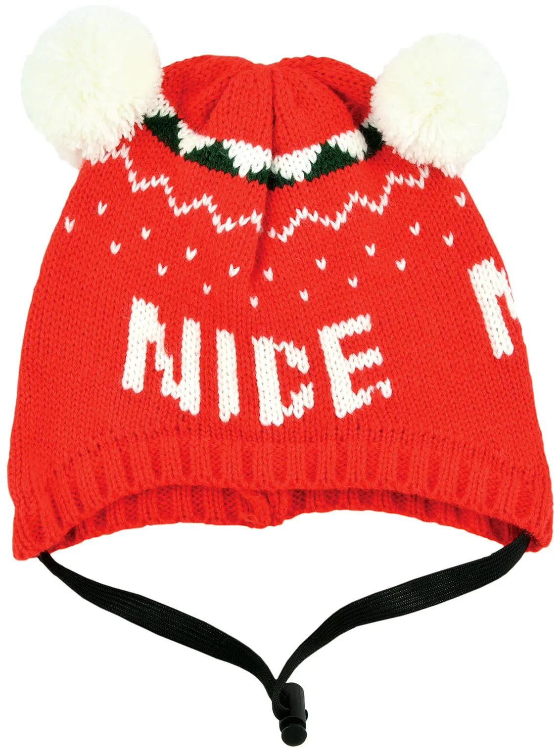 Naughty & Nice Dog Hat