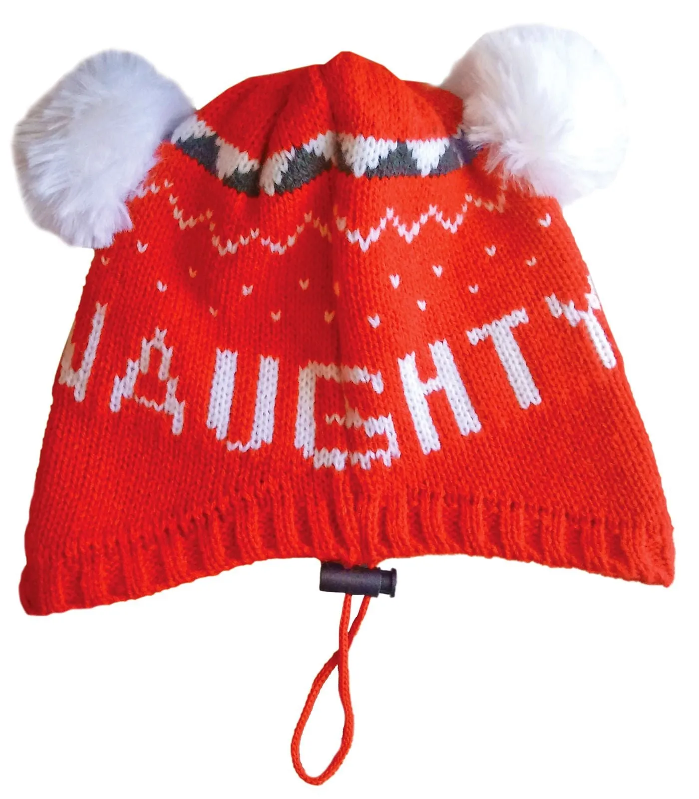 Naughty & Nice Dog Hat