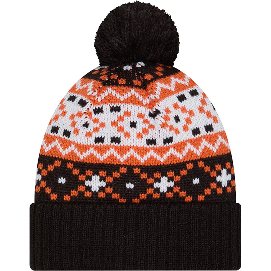 NFL Cincinnati Bengals New Era Nostalgia Knit Hat