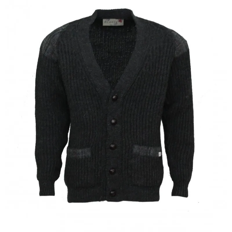 Niffi Ecosse x Harris Tweed Hand Knit Laird Cardigan