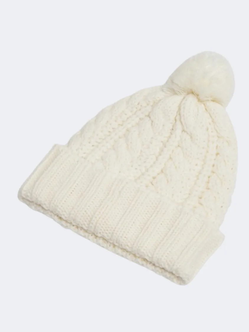 Oakley Harper Pom Unisex Lifestyle Beanie Arctic White