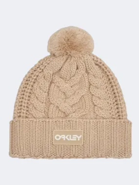 Oakley Harper Pom Unisex Lifestyle Beanie Humus