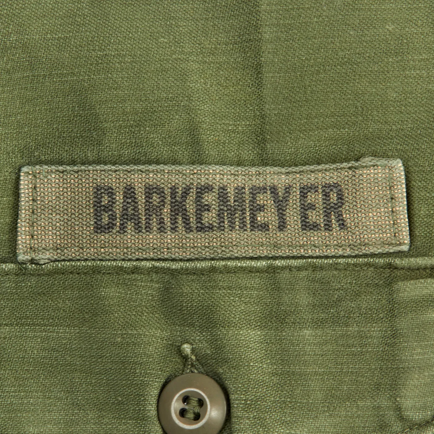 Original U.S. Vietnam War Named 1st Special Forces Group (Airborne) Uniform Grouping With Green Beret and Cambodia Escape and Evasion Map