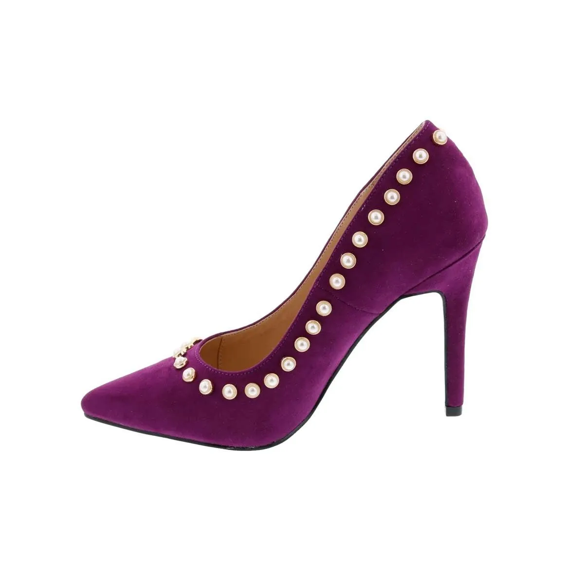 Penny Loves Kenny Ozzie Women Pump Dress In Purple Microsuede