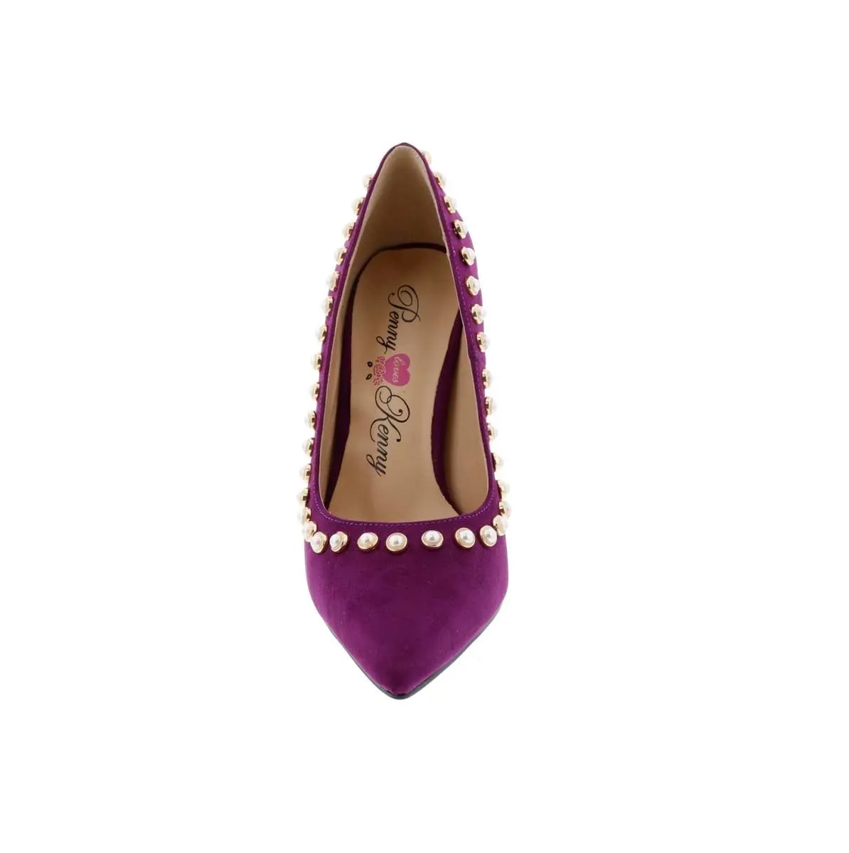 Penny Loves Kenny Ozzie Women Pump Dress In Purple Microsuede