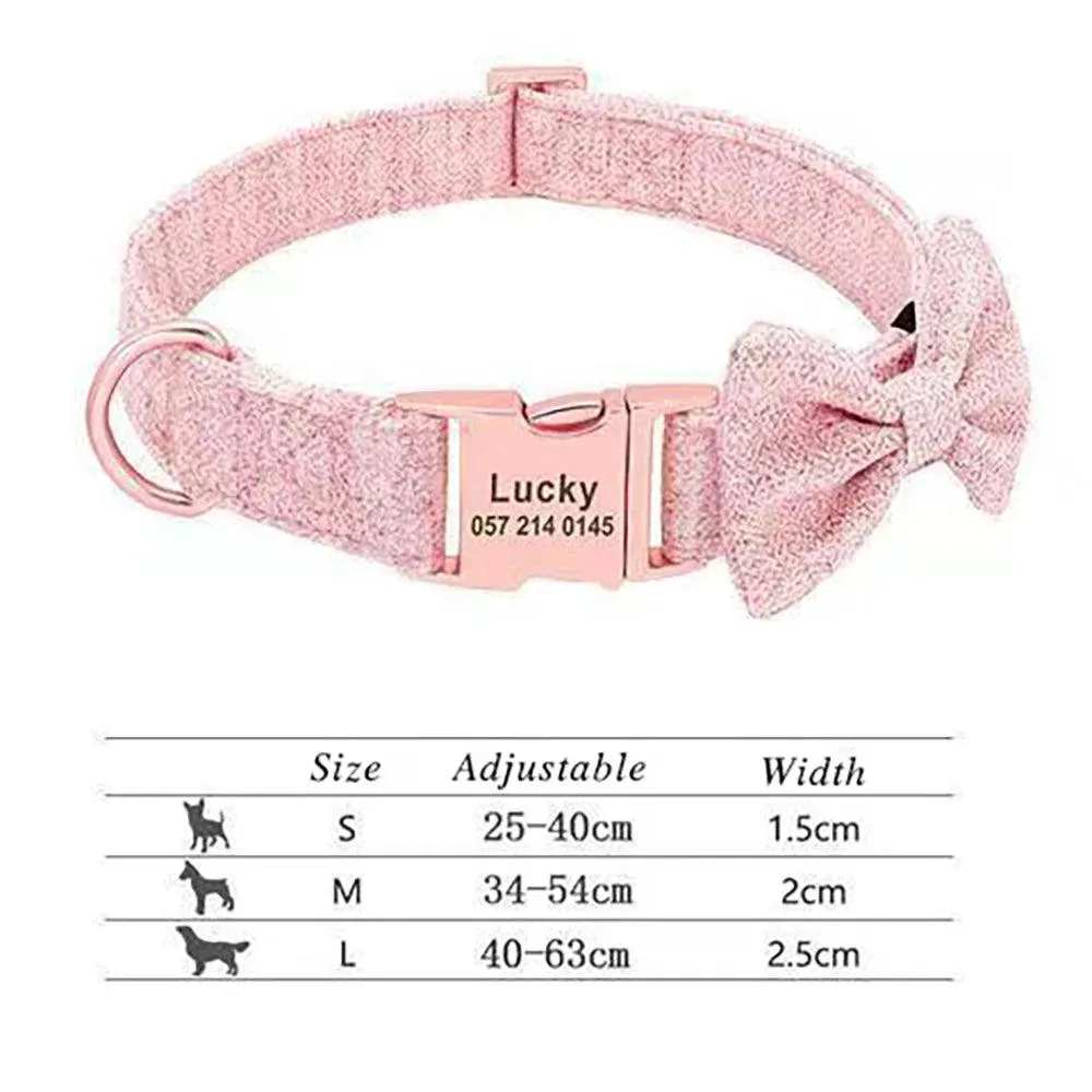 Personalized Name Adjustable Collar