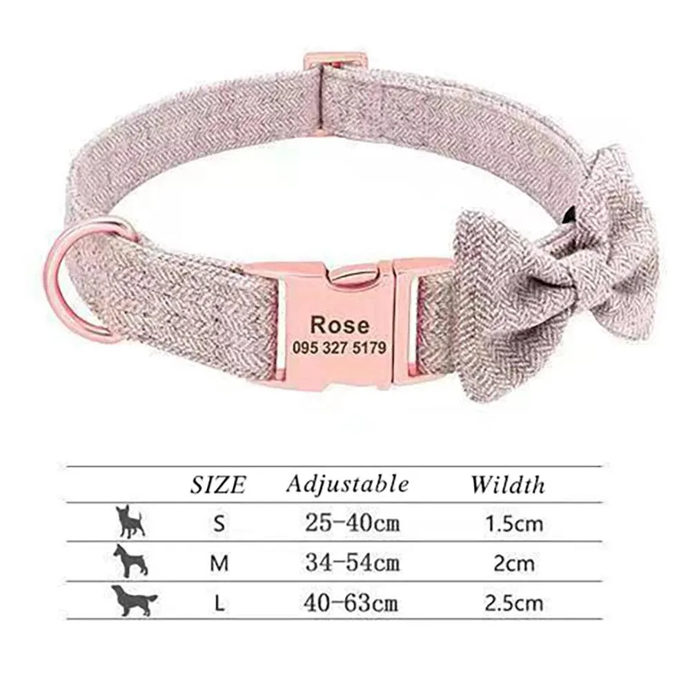 Personalized Name Adjustable Collar