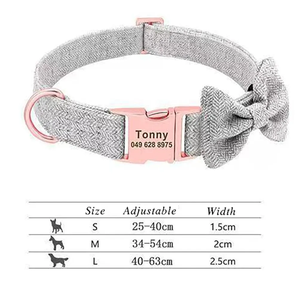 Personalized Name Adjustable Collar