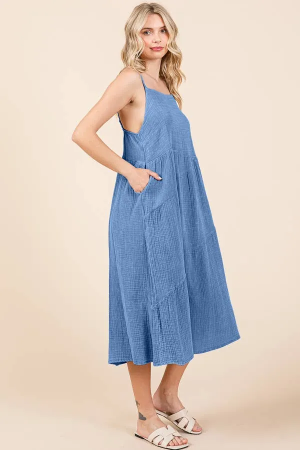 Pool Day Midi Slip Dress