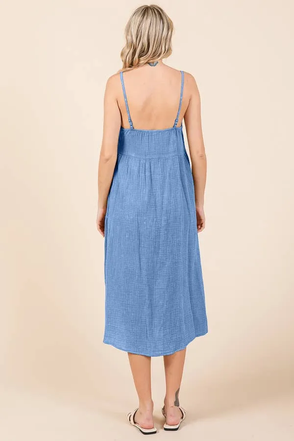 Pool Day Midi Slip Dress