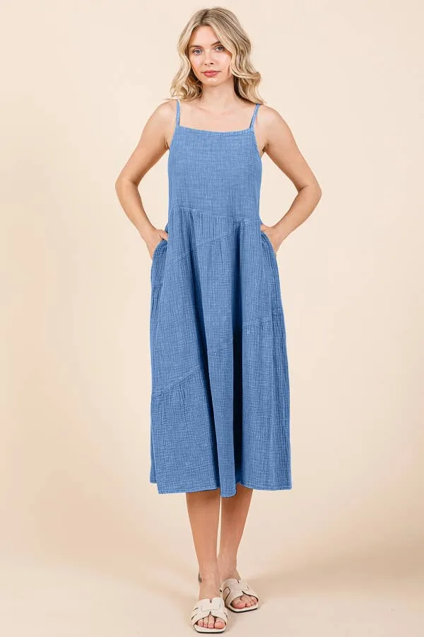 Pool Day Midi Slip Dress