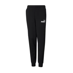 PUMA KIDS ESSENTIALS LOGO YOUTH SWEATPANTS T-BOTTOM BLACK