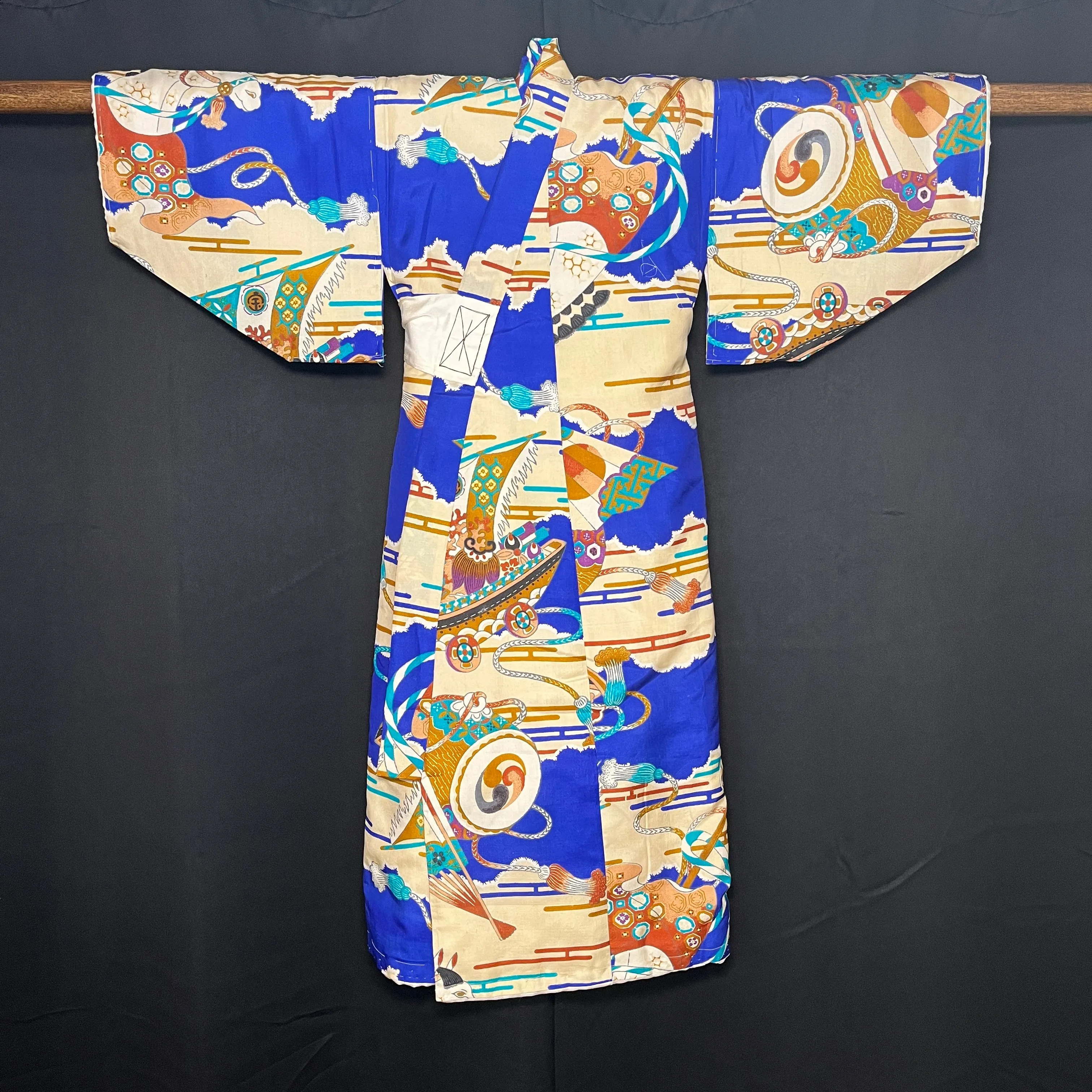 "Hobby Horse" Vintage Boy's Kimono