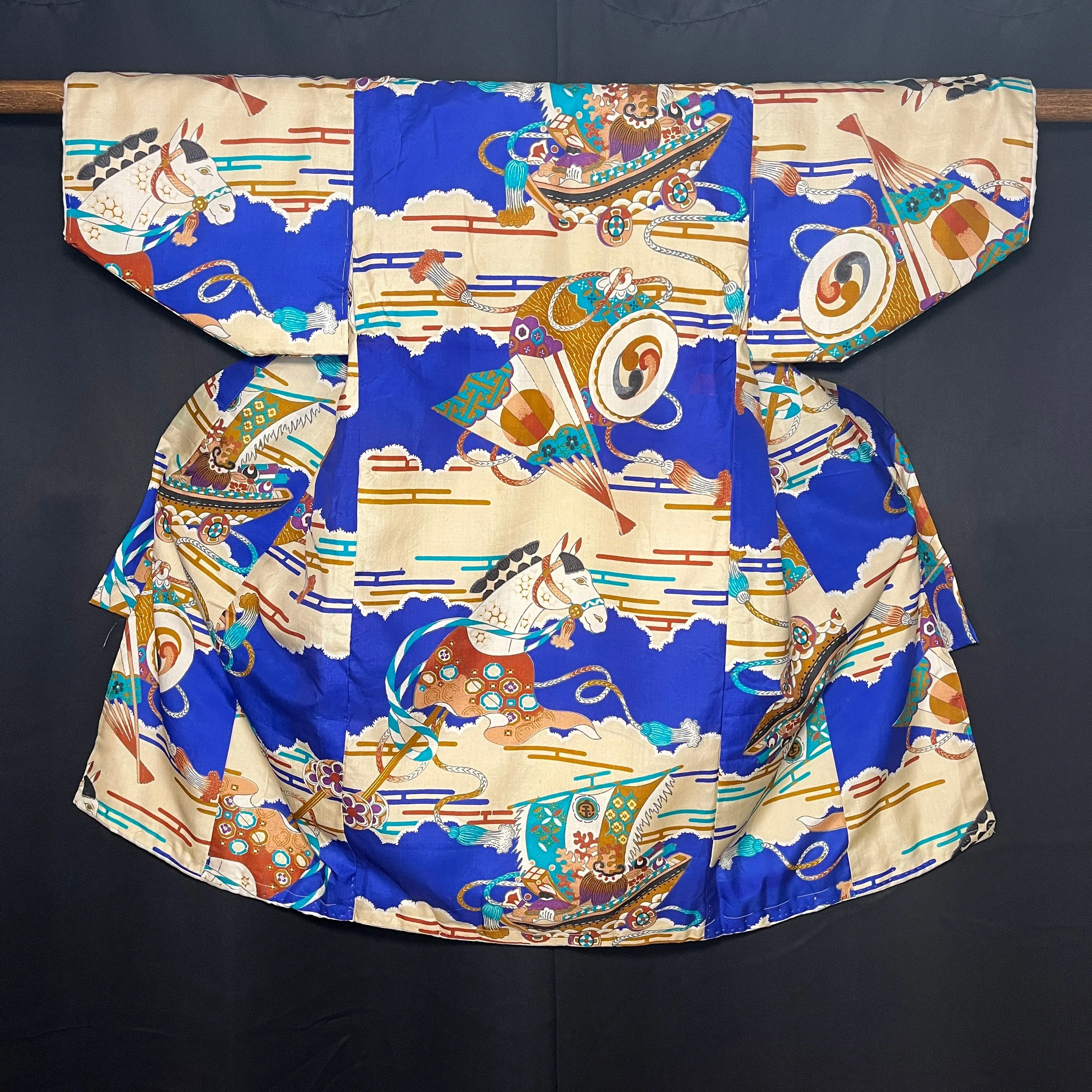 "Hobby Horse" Vintage Boy's Kimono