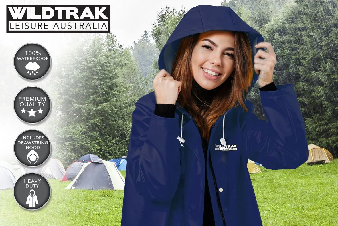 Raincoat Adult Female Navy Blue Extra Large