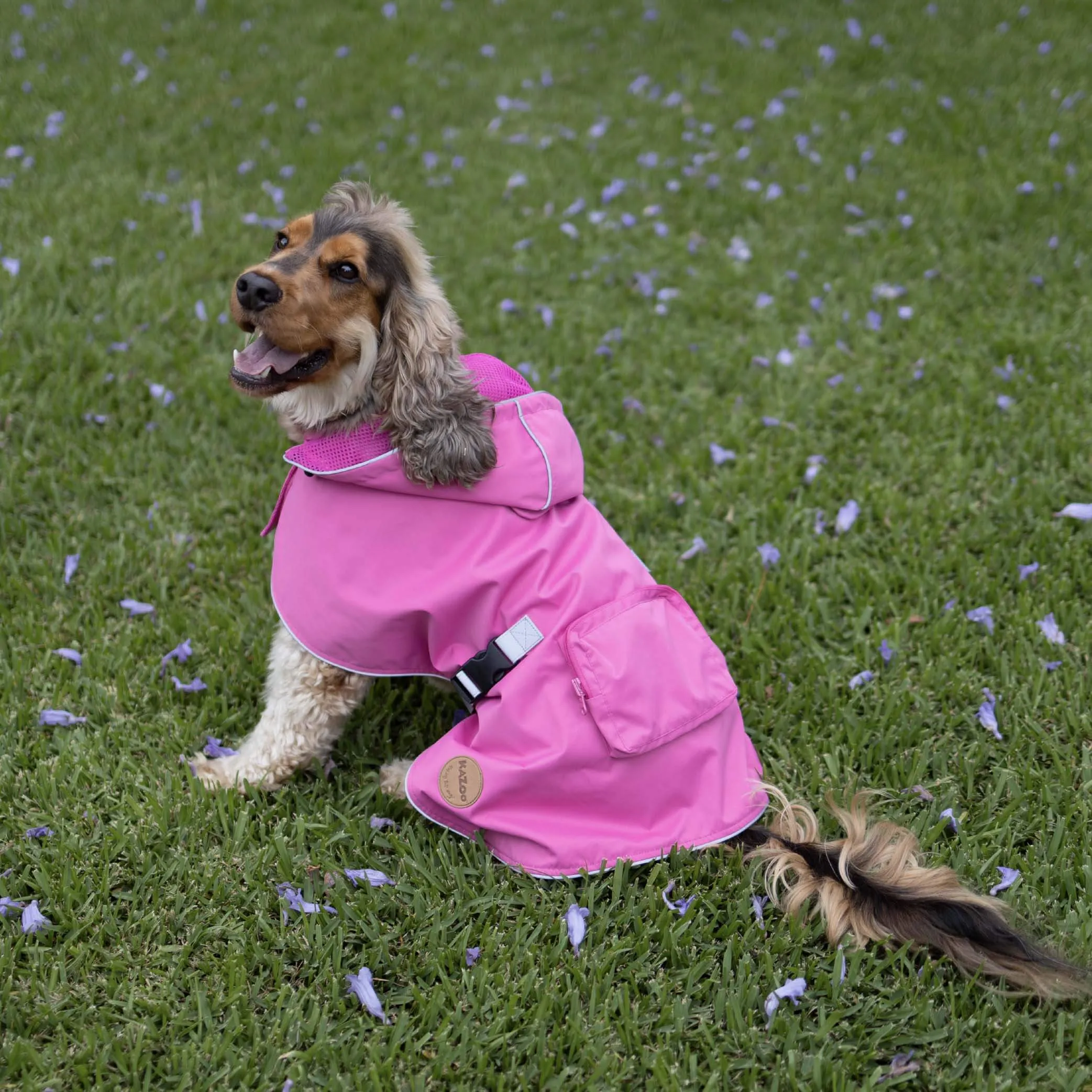 Rainy Days Dog Raincoat - Pink