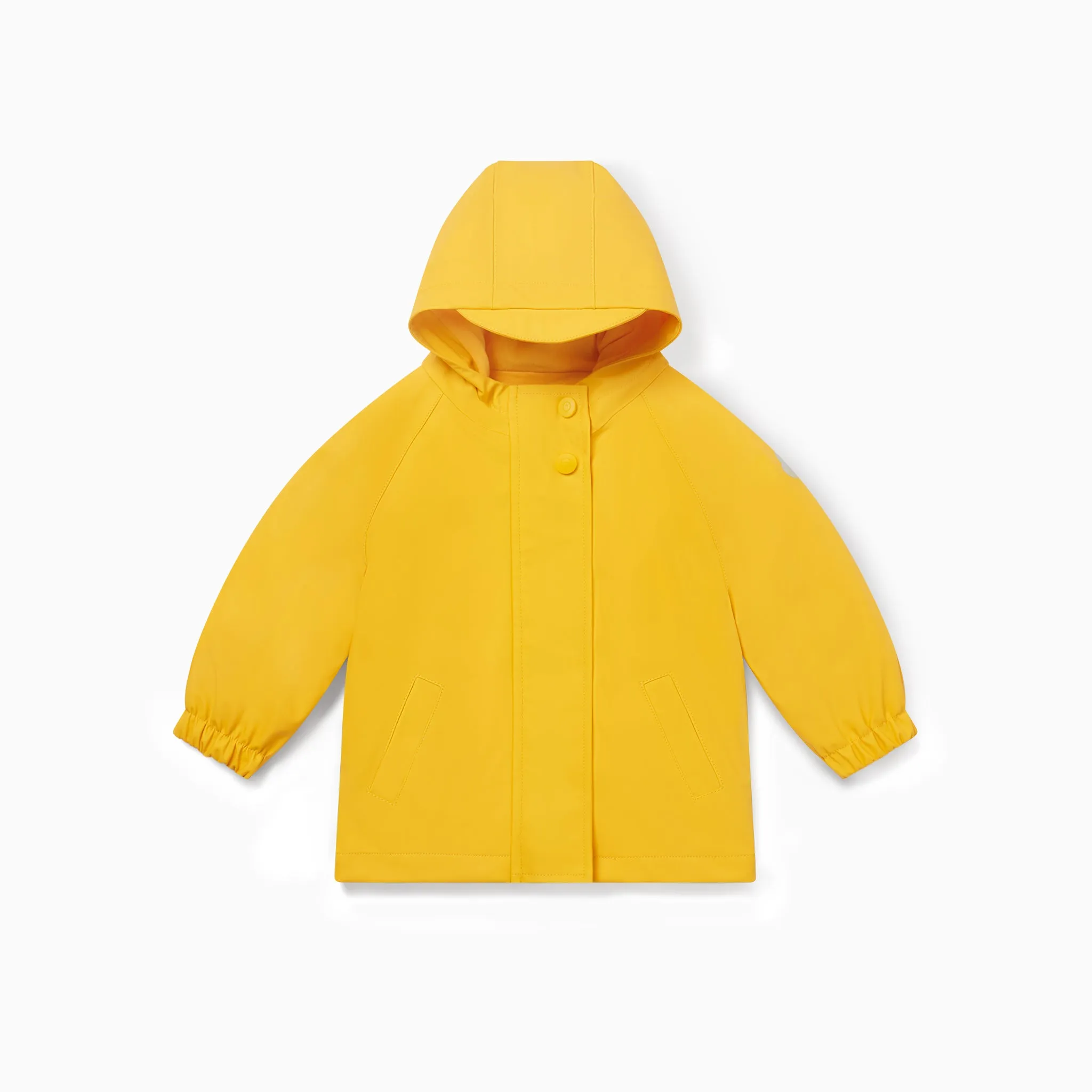 Recycled Waterproof Snap-Up Raincoat