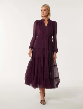 Rickie Button Up Midi Dress