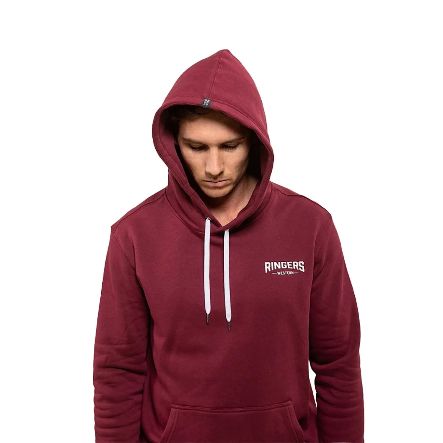 Ringers Western Men's Squadron Hoodie Burgundy