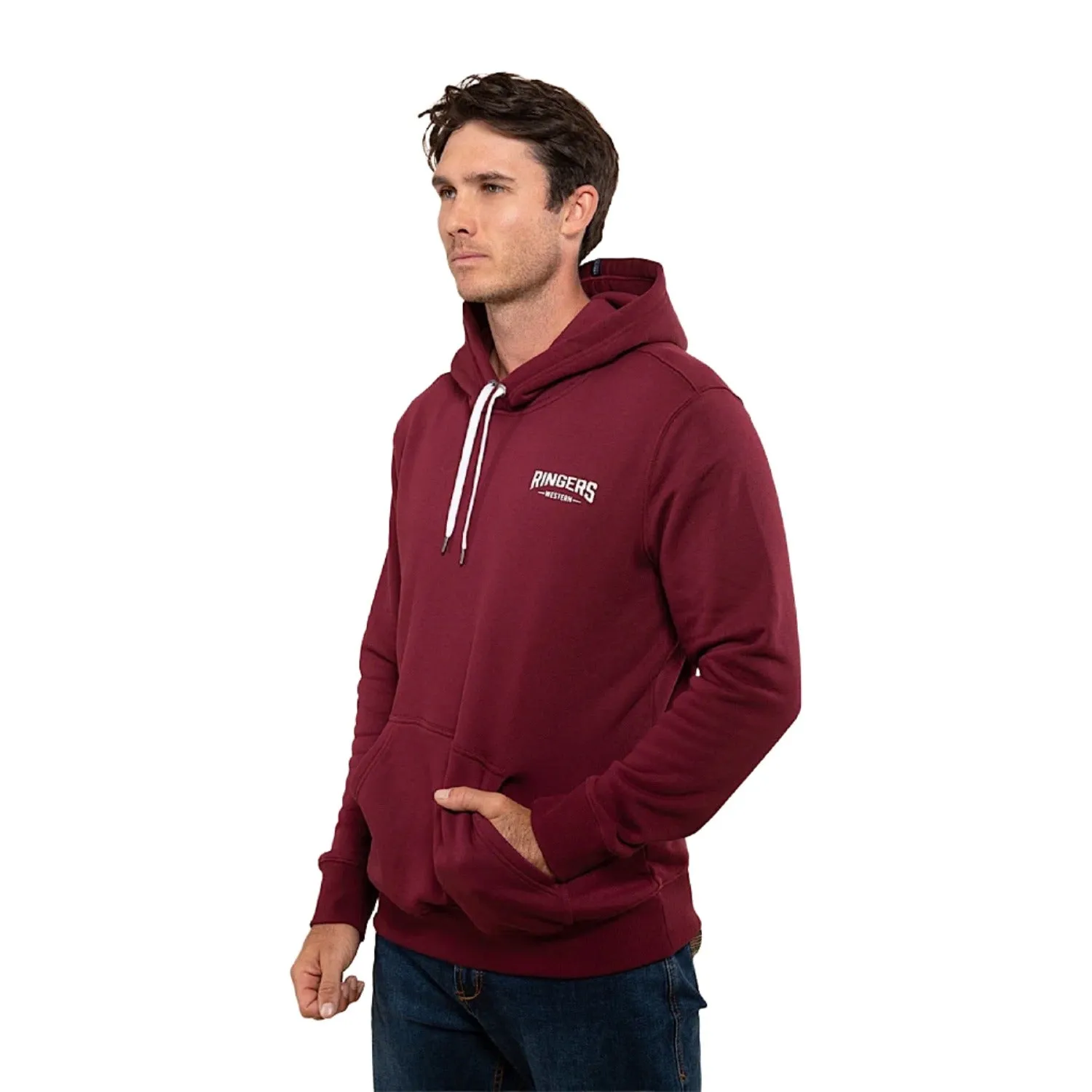 Ringers Western Men's Squadron Hoodie Burgundy