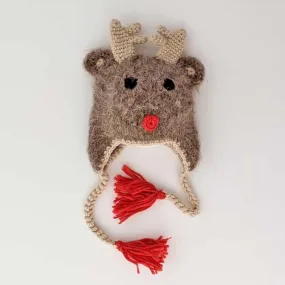 Rudolph Reindeer Beanie Hat