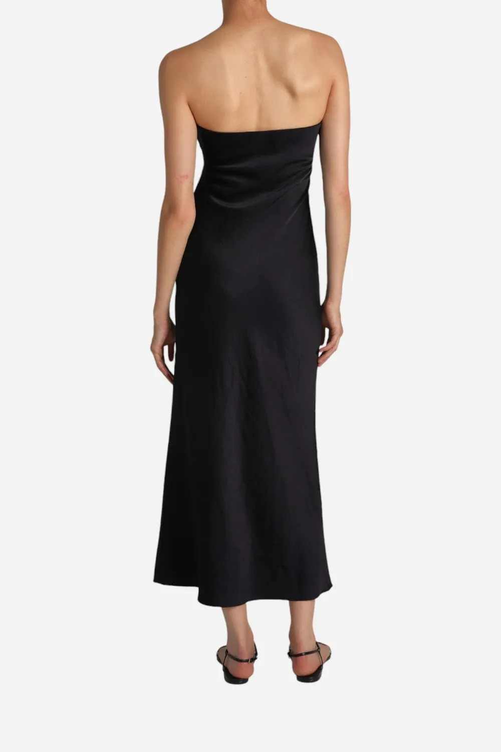 Saint Art Chase Strapless Dress Black