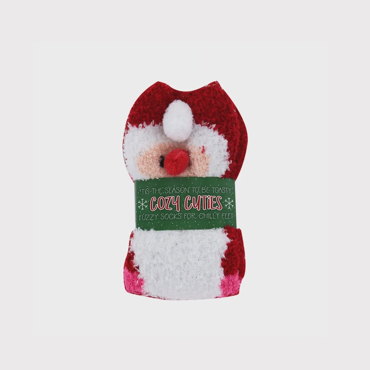 Santa Fuzzy Socks