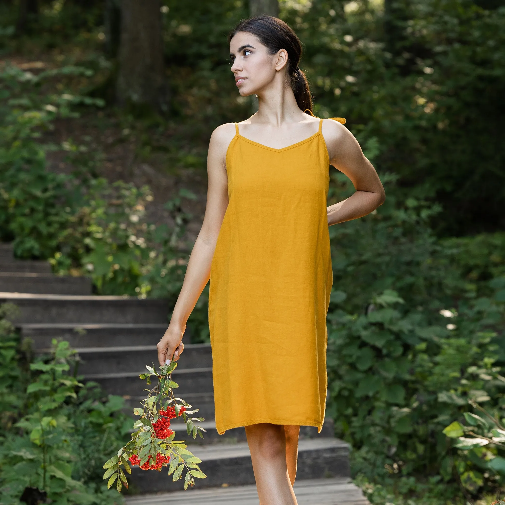 Slip Dress Liv Spicy Yellow