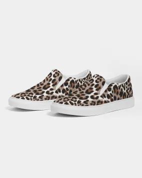 SMF Leopard Print Feminine Slip-On Canvas Shoe