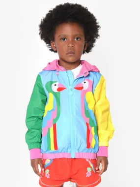 Stella McCartney Girls Lightweight Rain Jacket in Multicolour