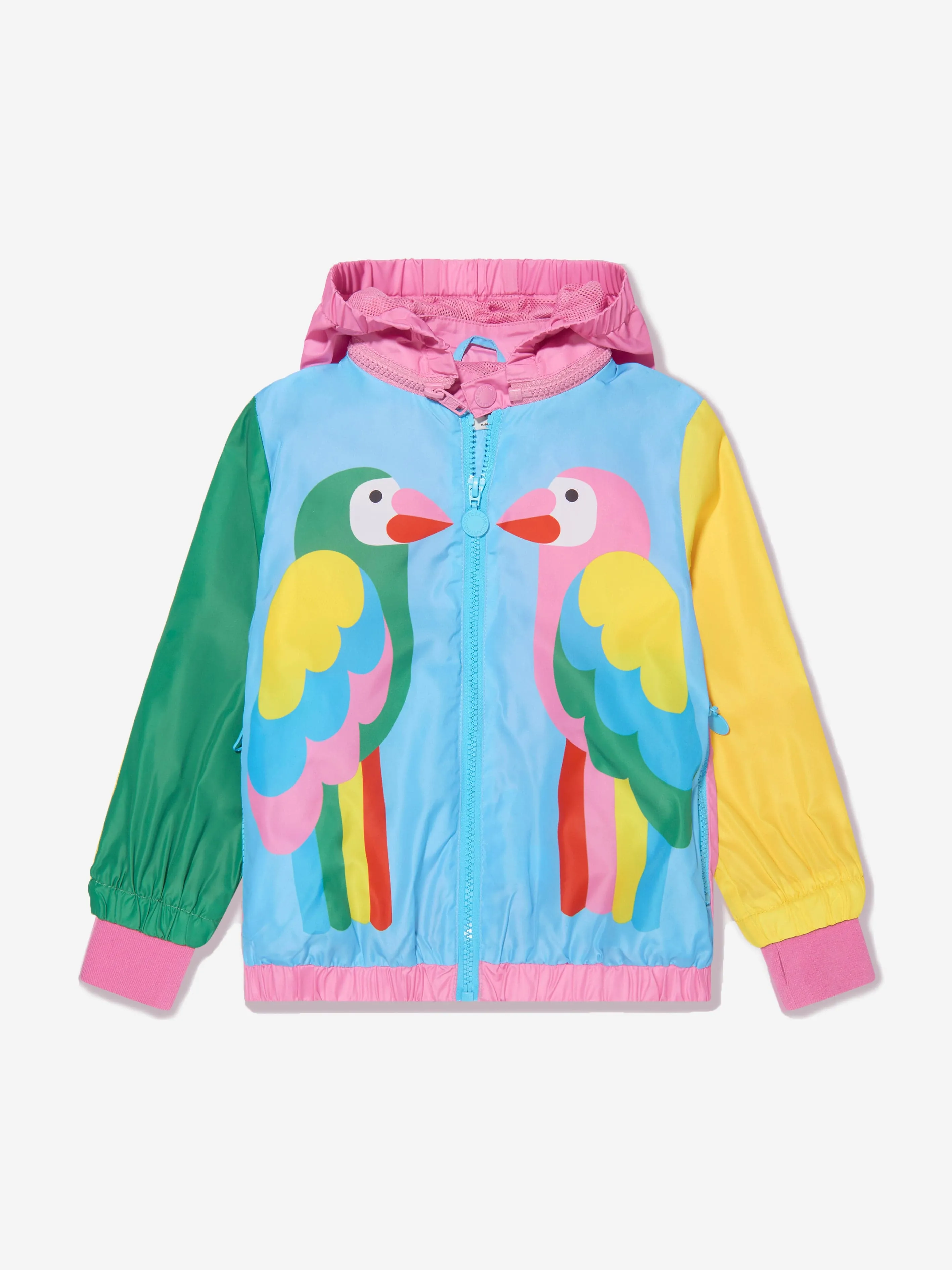 Stella McCartney Girls Lightweight Rain Jacket in Multicolour