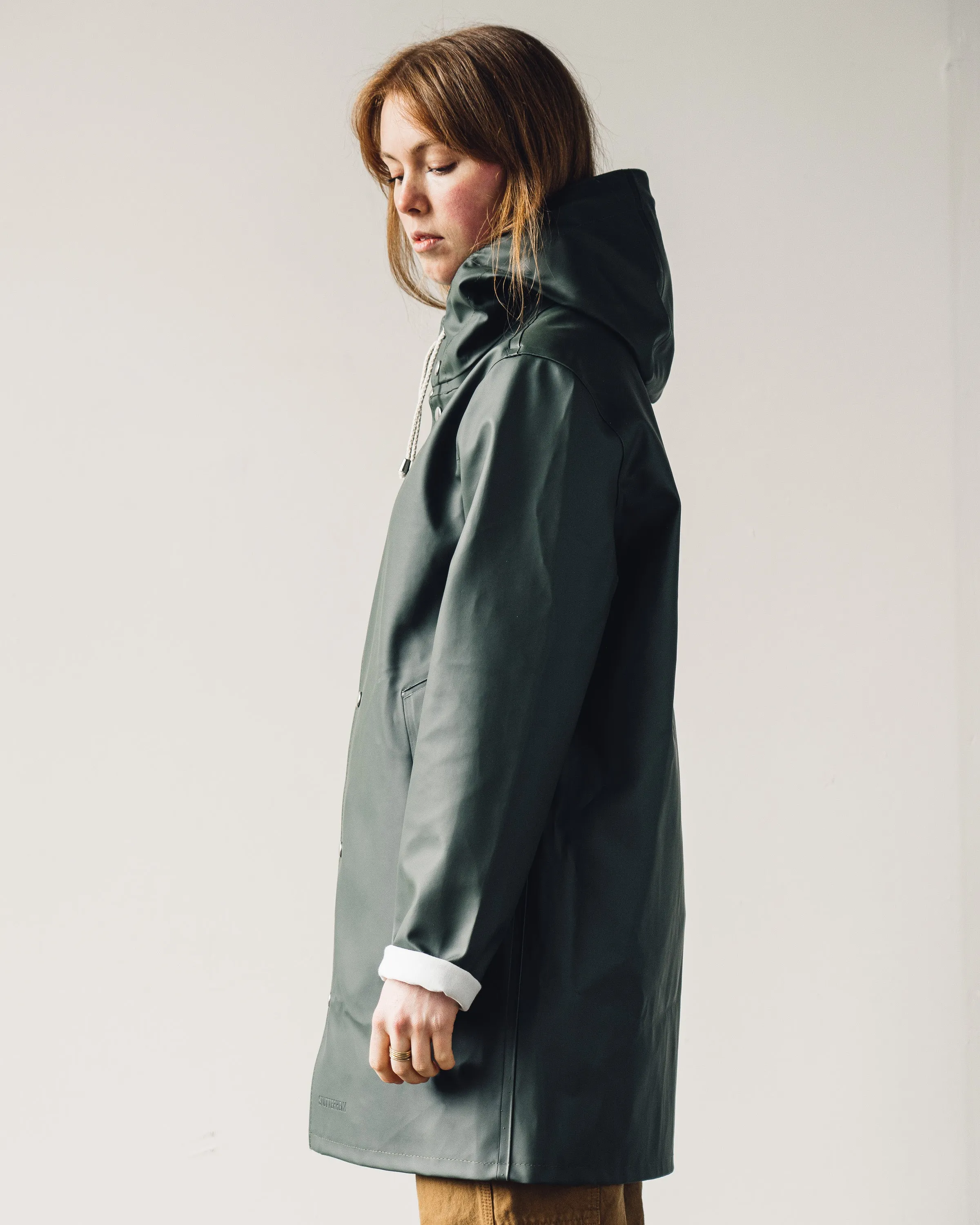 Stutterheim Stockholm Raincoat, Green