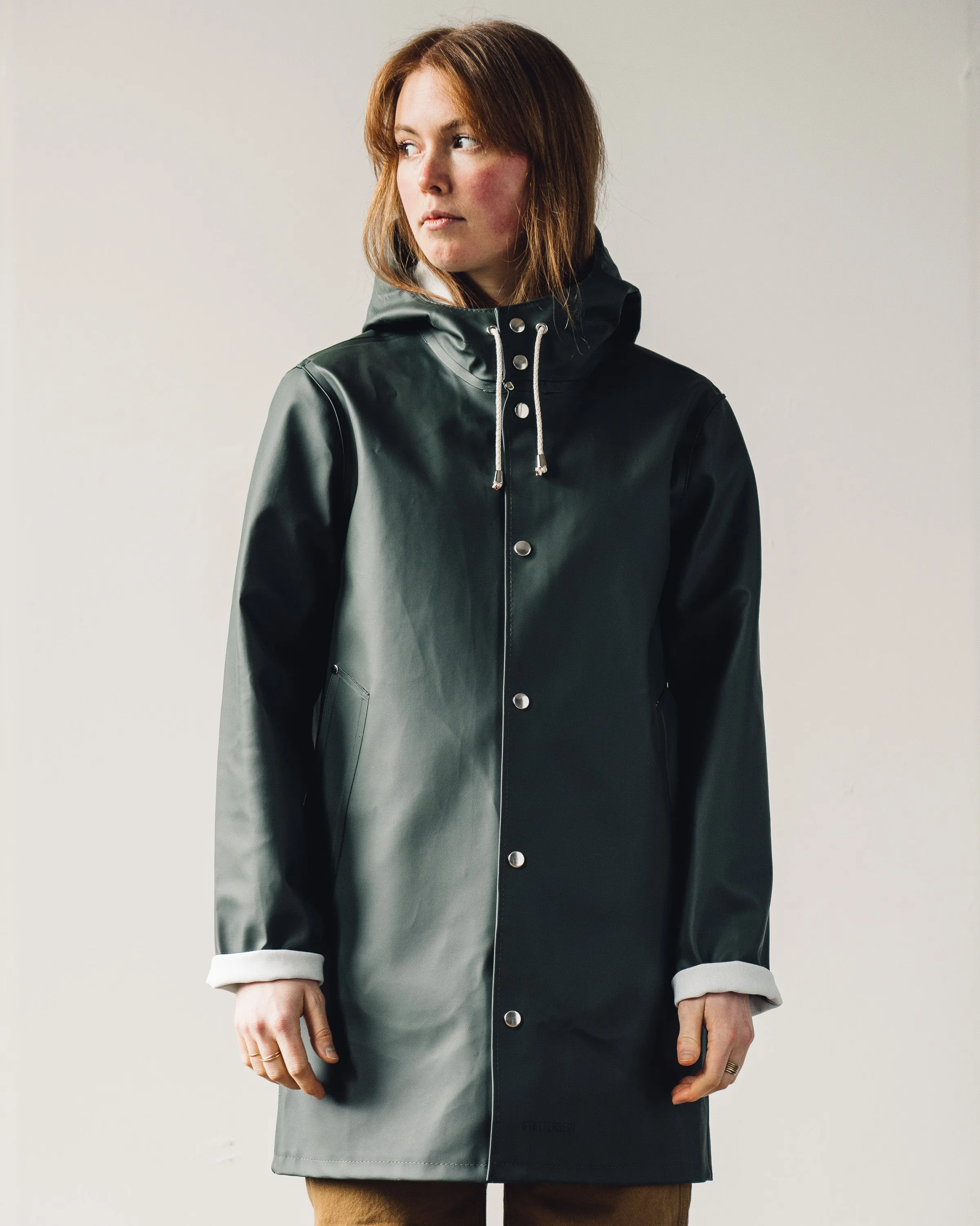 Stutterheim Stockholm Raincoat, Green