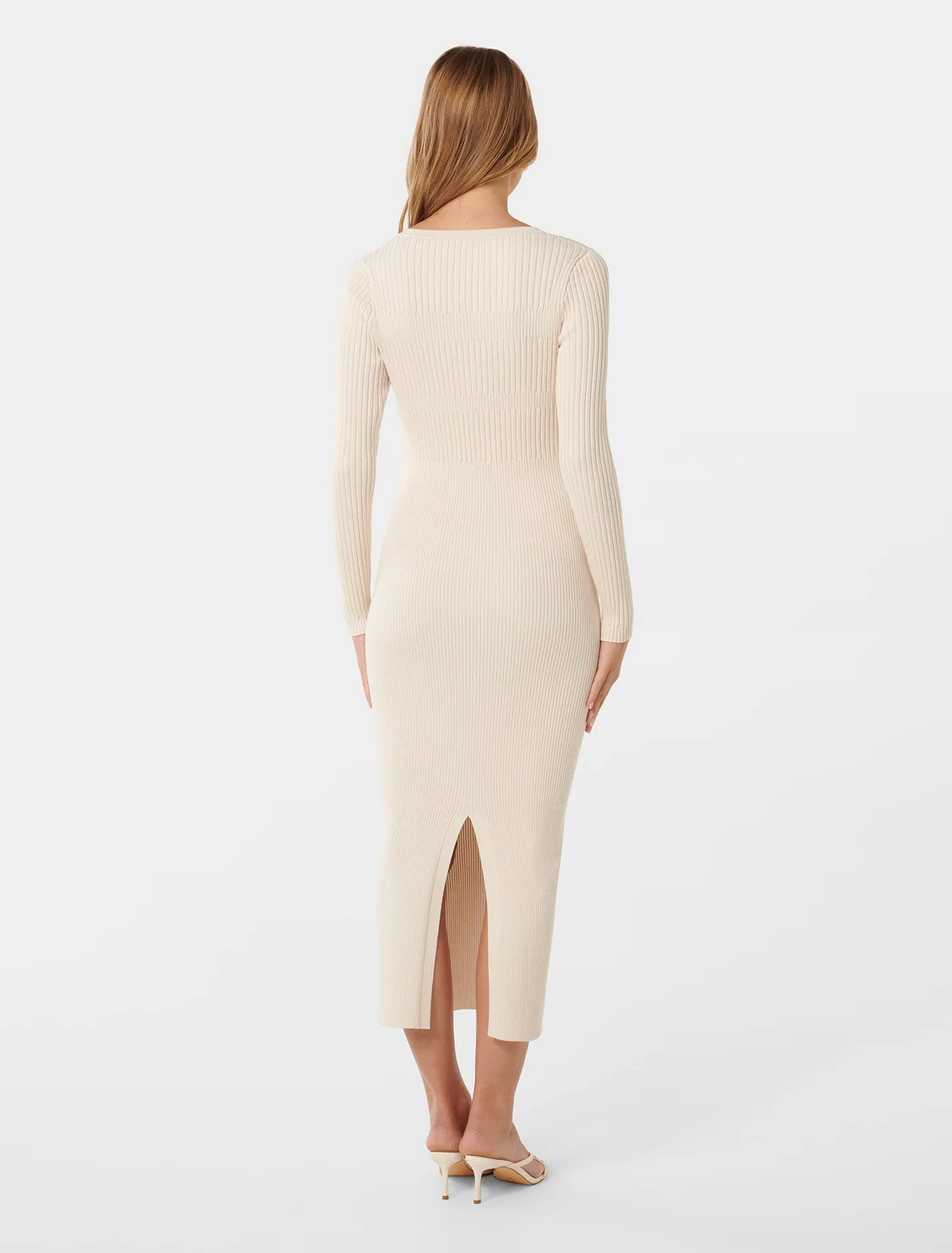 Teagan Ribbed Knit Midi Dress