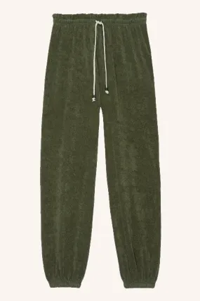 Terry Gem Sweatpant, Basil