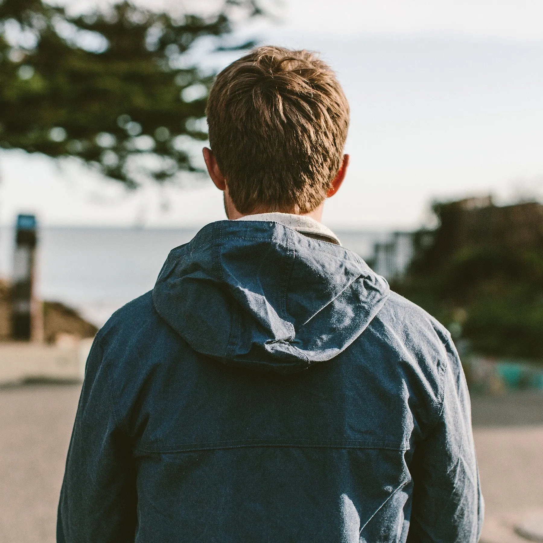 The Beach Jacket in Indigo Chambray